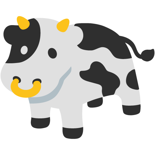 Mucca as drawn by Google in Android 7.0
