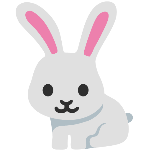 Rabbit as drawn by Google in Android 7.0