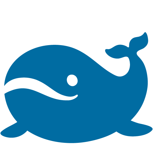 Whale as drawn by Google in Android 7.0