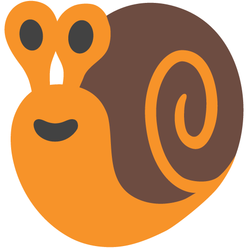 Snail as drawn by Google in Android 7.0