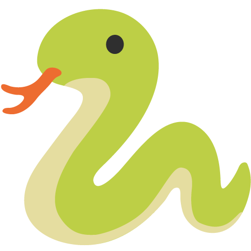 Serpent as drawn by Google in Android 7.0