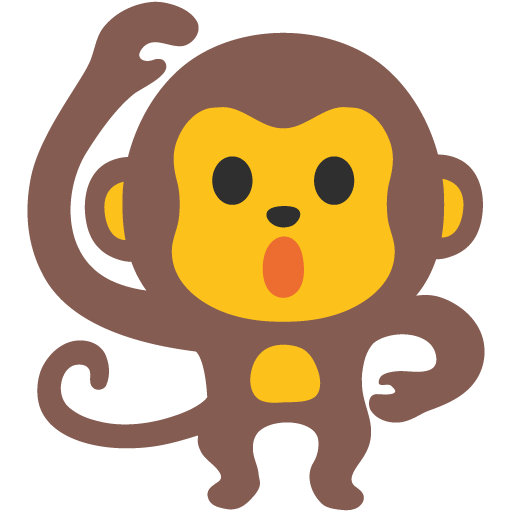 Monkey as drawn by Google in Android 7.0