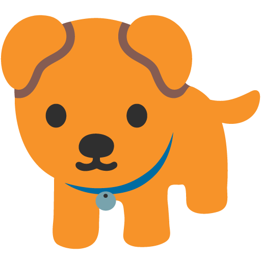 Dog as drawn by Google in Android 7.0