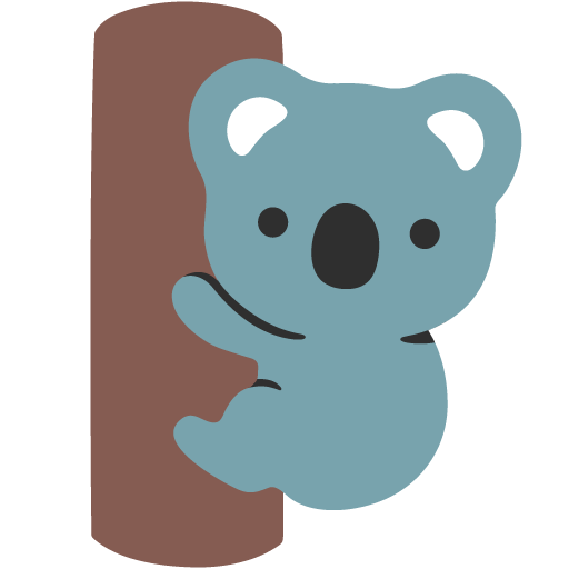 Koala as drawn by Google in Android 7.0