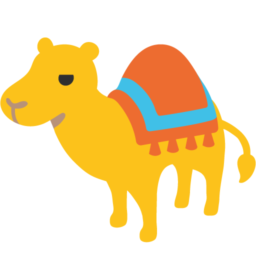 Camel as drawn by Google in Android 7.0