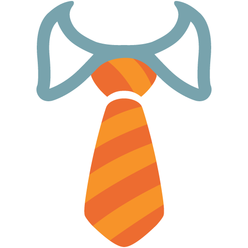 Necktie as drawn by Google in Android 7.0