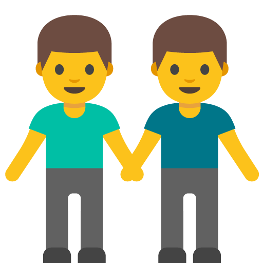 Men Holding Hands, the design in this release