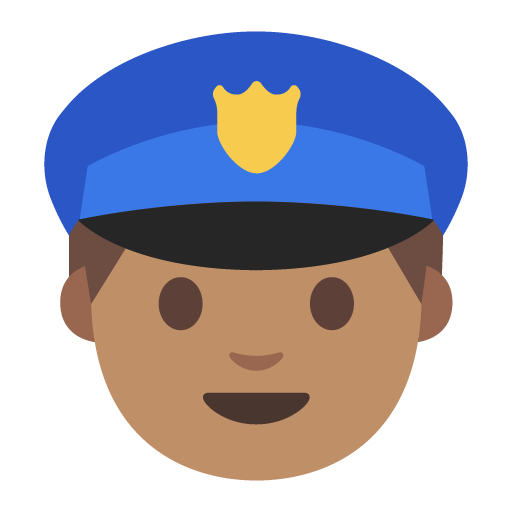 Police Officer: Medium Skin Tone, the previous design