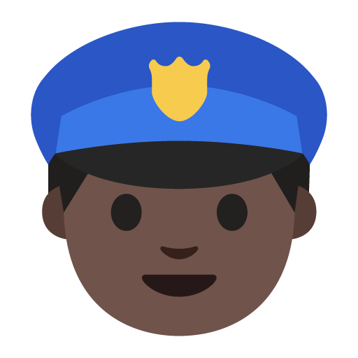 Police Officer: Dark Skin Tone, the previous design
