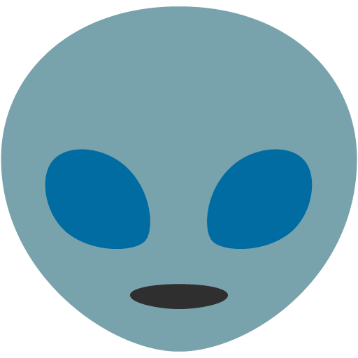 Alien as drawn by Google in Android 7.0