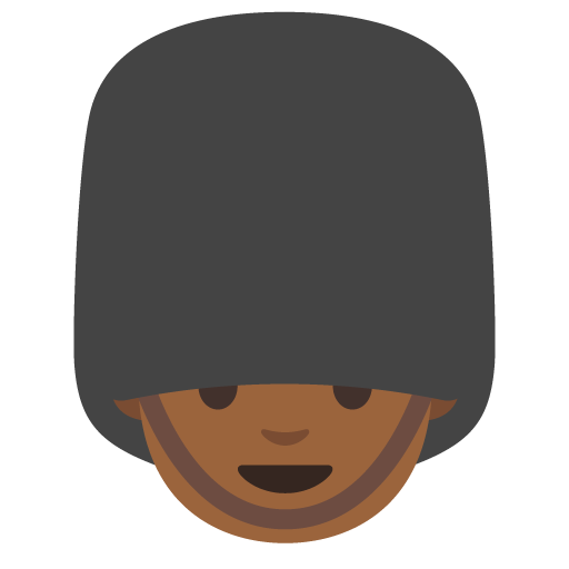 Guard: Medium-Dark Skin Tone, the previous design