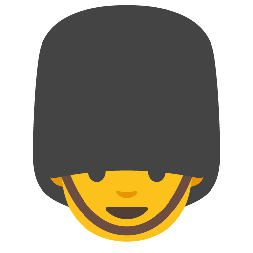 Guard as drawn by Google in Android 7.0
