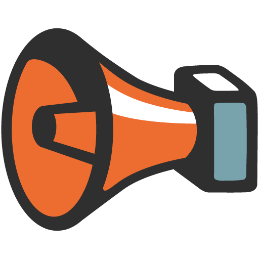 Loudspeaker as drawn by Google in Android 7.0