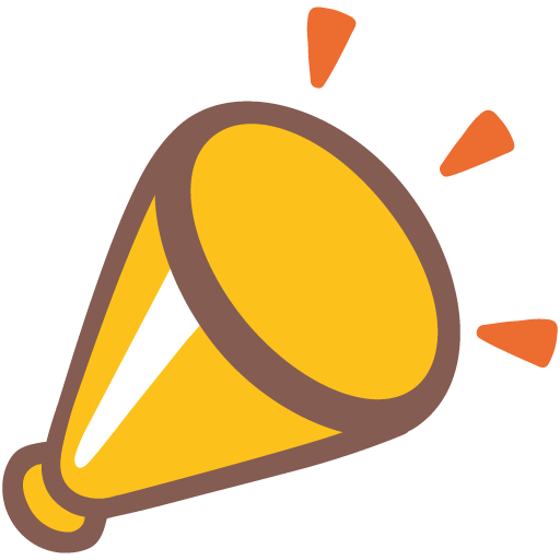 Megaphone as drawn by Google in Android 7.0