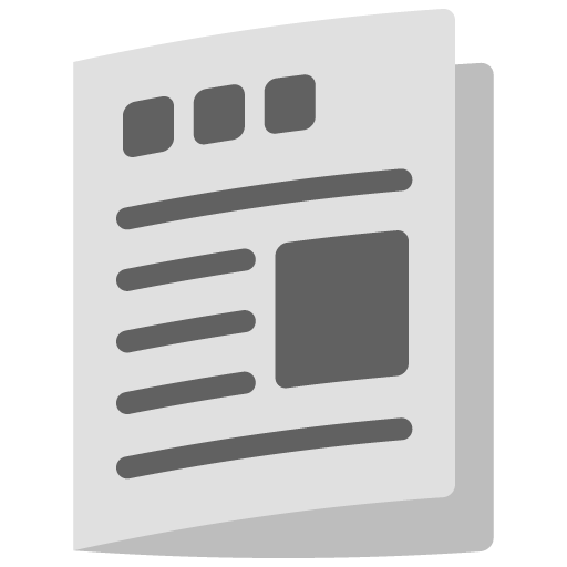 Newspaper as drawn by Google in Android 7.0