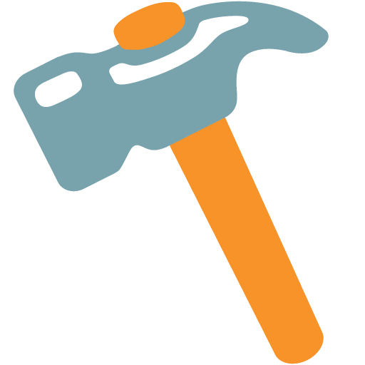 Hammer as drawn by Google in Android 7.0