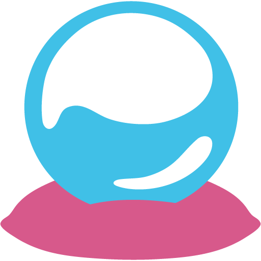 Crystal Ball as drawn by Google in Android 7.0