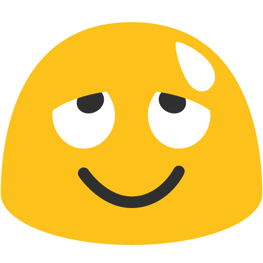Relieved Face, the design in this release