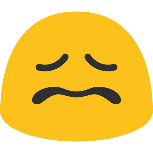 Confounded Face as drawn by Google in Android 7.0