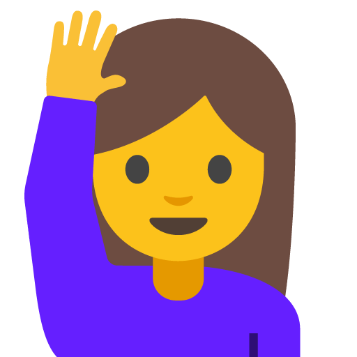 Person Raising Hand, the design in this release