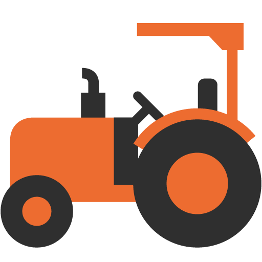 Tractor as drawn by Google in Android 7.0