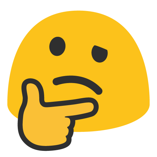 Thinking Face as drawn by Google in Android 7.0
