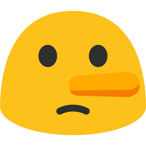 Lying Face as drawn by Google in Android 7.0