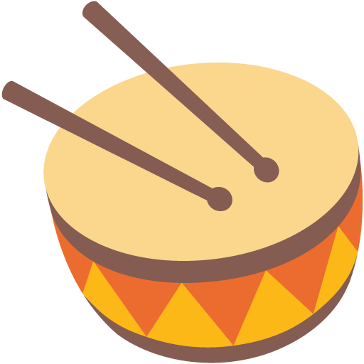 Drum as drawn by Google in Android 7.0
