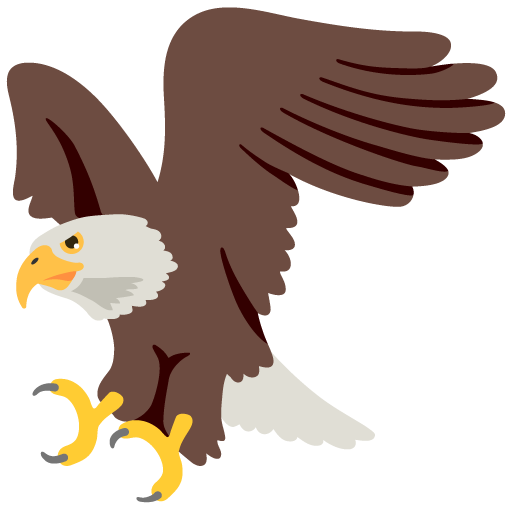 Eagle as drawn by Google in Android 7.0