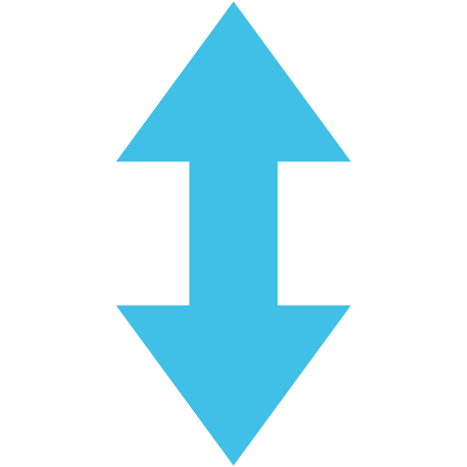 Up-Down Arrow as drawn by Google in Android 7.0