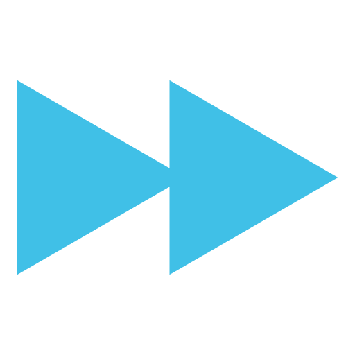 Fast-Forward Button as drawn by Google in Android 7.0
