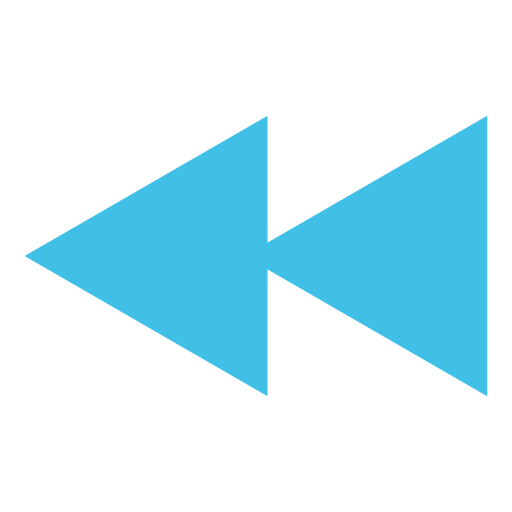 Fast Reverse Button as drawn by Google in Android 7.0