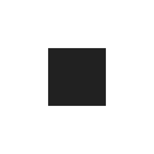 Black Medium-Small Square as drawn by Google in Android 7.0