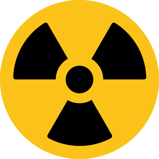 Radioactive as drawn by Google in Android 7.0