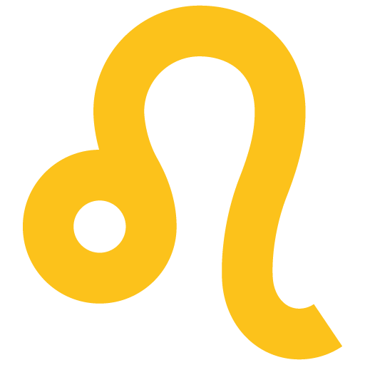 Leo as drawn by Google in Android 7.0