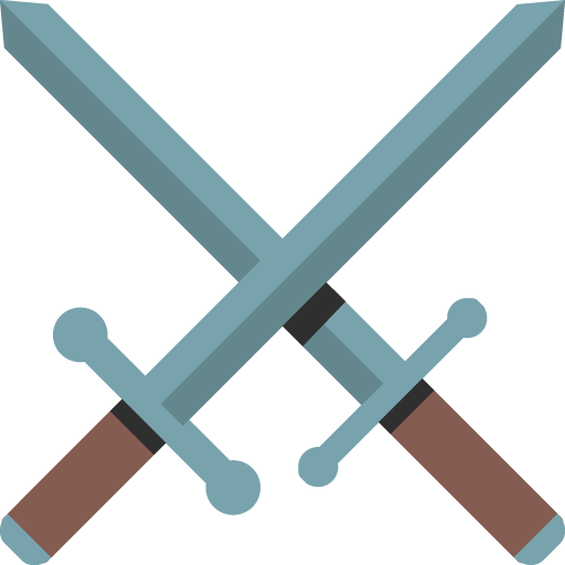 Crossed Swords, the design in this release