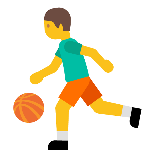 Person Bouncing Ball, the design in this release