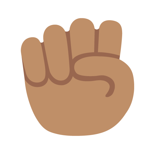 Raised Fist: Medium Skin Tone, the design in this release