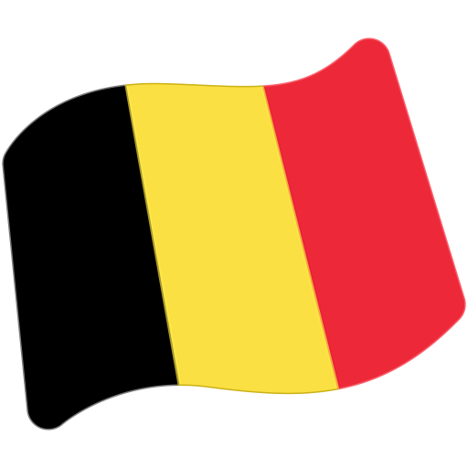Flag: Belgium as drawn by Google in Android 7.1