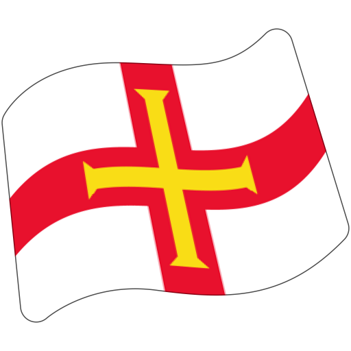 Flag: Guernsey as drawn by Google in Android 7.1