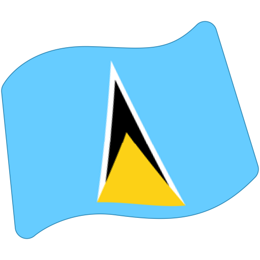 Flag: St. Lucia, the previous design