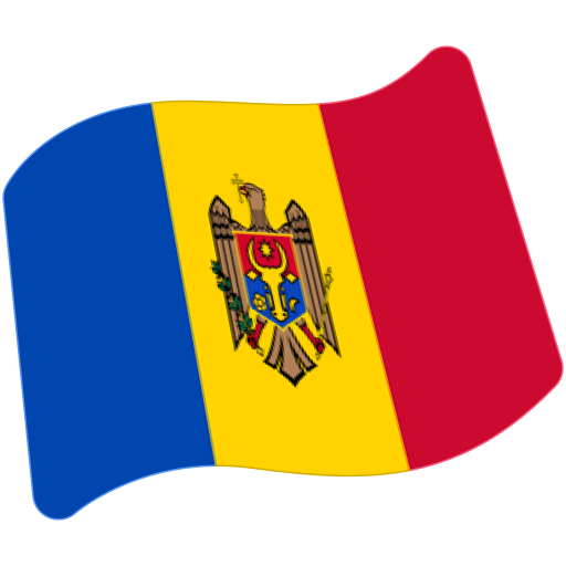 Flag: Moldova as drawn by Google in Android 7.1