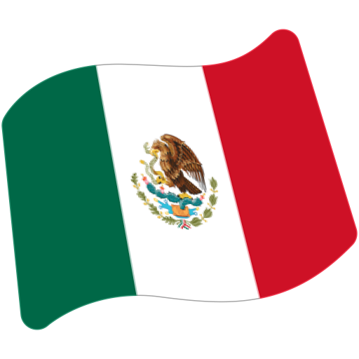 Flag: Mexico as drawn by Google in Android 7.1