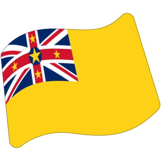 Flag: Niue as drawn by Google in Android 7.1