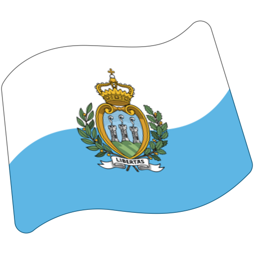 Flag: San Marino as drawn by Google in Android 7.1