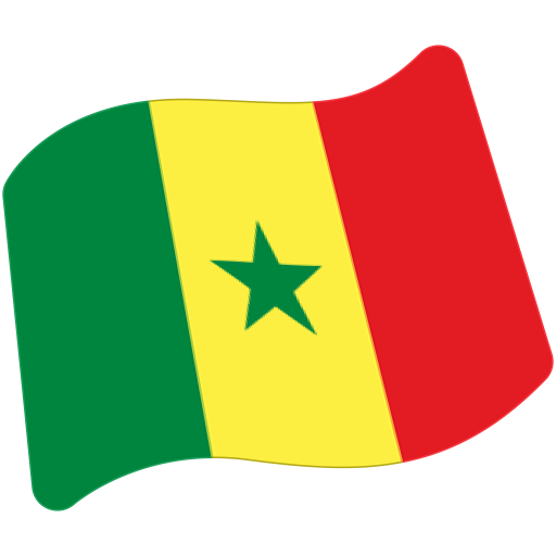 Flag: Senegal as drawn by Google in Android 7.1