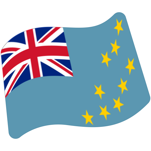 Flag: Tuvalu as drawn by Google in Android 7.1