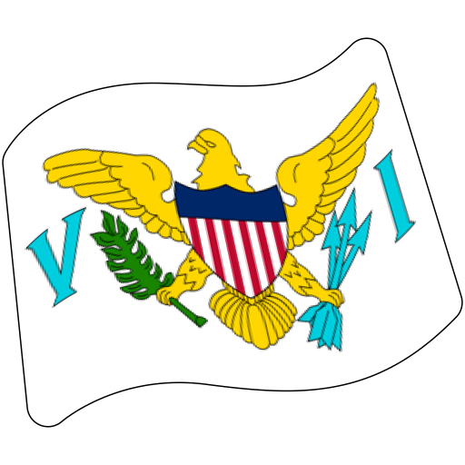 Flag: U.S. Virgin Islands as drawn by Google in Android 7.1