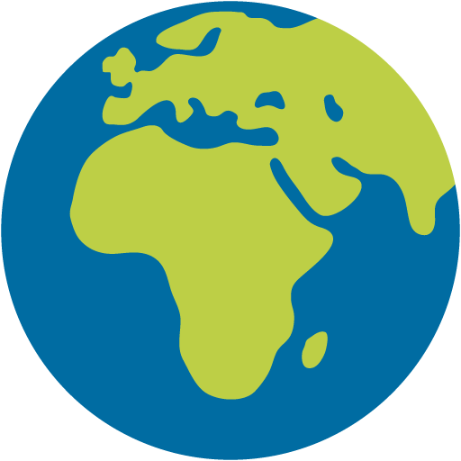 Globe Showing Europe-Africa, the previous design