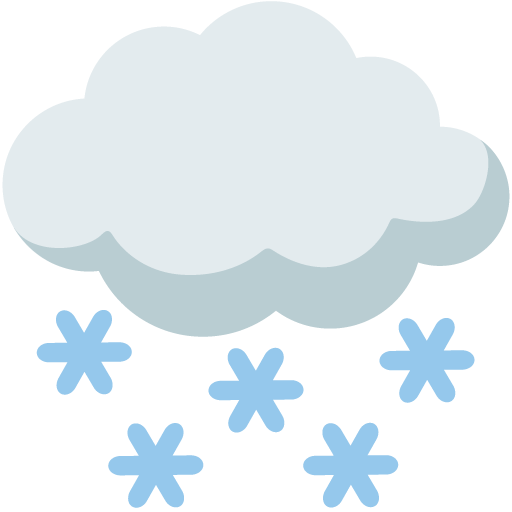 Cloud with Snow as drawn by Google in Android 7.1